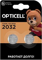 Элемент питания OPTICELL CR2032 2 шт/упк. цена за упаковку картинка 
